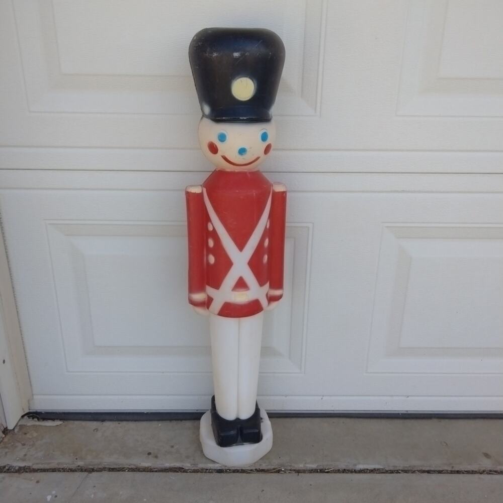 Vintage Empire Toy Soldier Nutcracker Christmas Blow Mold Carolina Enterprises